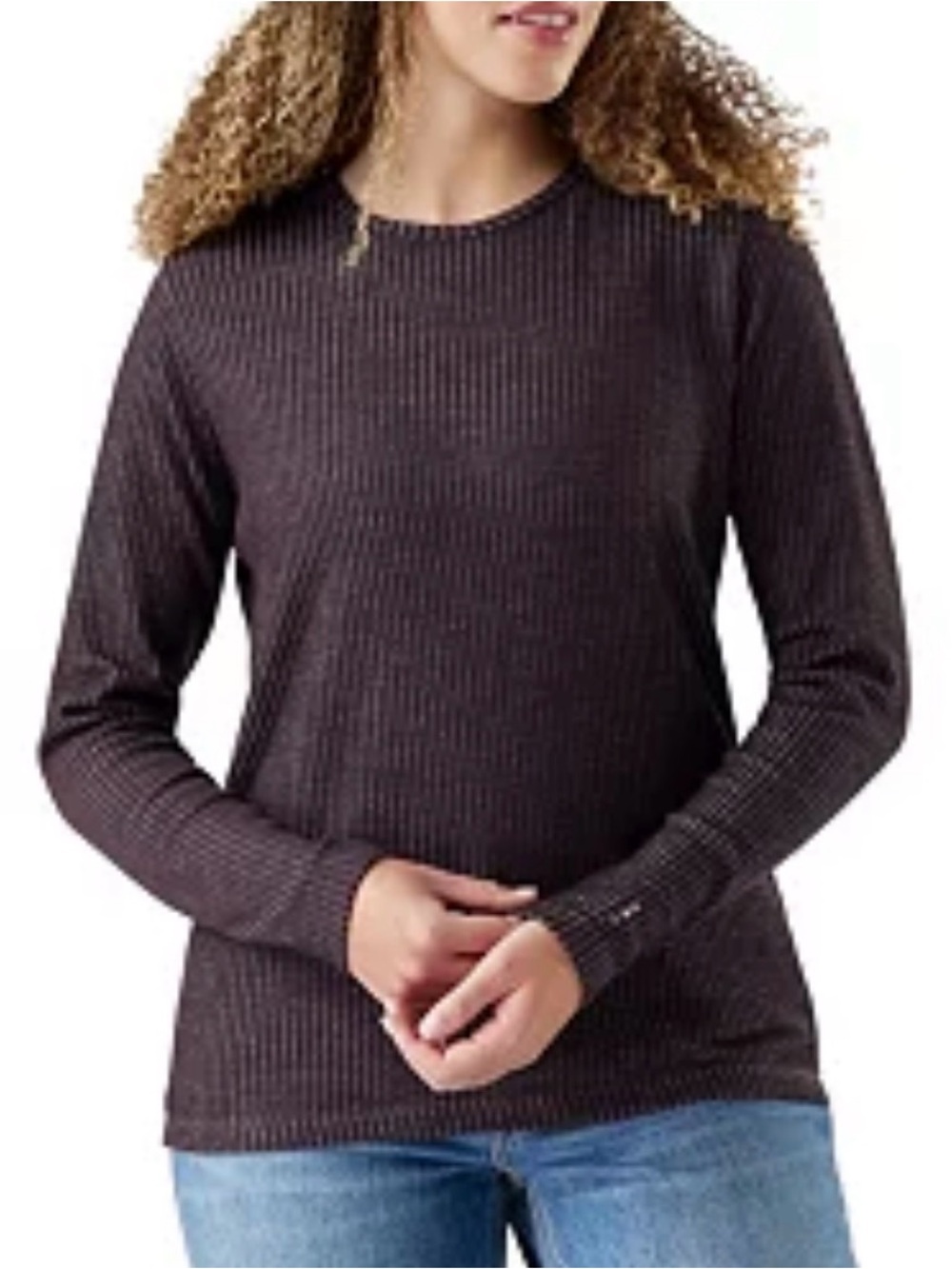 Smartwool Thermal Merino Rib Crew Long Sleeves Merino Odor Resistant Outdoor L